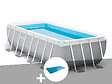 INTEX - Kit piscine tubulaire Intex Prism Frame rectangulaire 4,88 x 2,44 x 1,07 m + Bâche à bulles - vignette