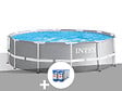 INTEX - Kit piscine tubulaire Intex Prism Frame ronde 3,66 x 0,99 m + 6 cartouches de filtration - vignette
