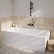 ALLIBERT - Pack Baignoire 180x80cm et 2 Tabliers recoupables - Blanc Brillant - Marina Square Duo - vignette