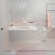 ALLIBERT - Pack Baignoire 170x75cm avec Zone Douche et Tabliers recoupables de 180 et 80cm Blanc Brillant - MAE - vignette
