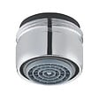 PRESTO - Lot de 2 aérateurs antitartre avec limiteur de débit 1,9 l/min M 24x1 chromé - vignette