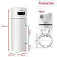ARISTON - Ariston NUOS S2 PLUS WIFI 200L – Chauffe-eau Thermodynamique Gainable A+, R290, Cuve Titane, Made in France - vignette