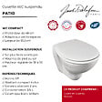 JACOB DELAFON - Cuvette WC suspendu compact PMR Patio avec abattant - vignette