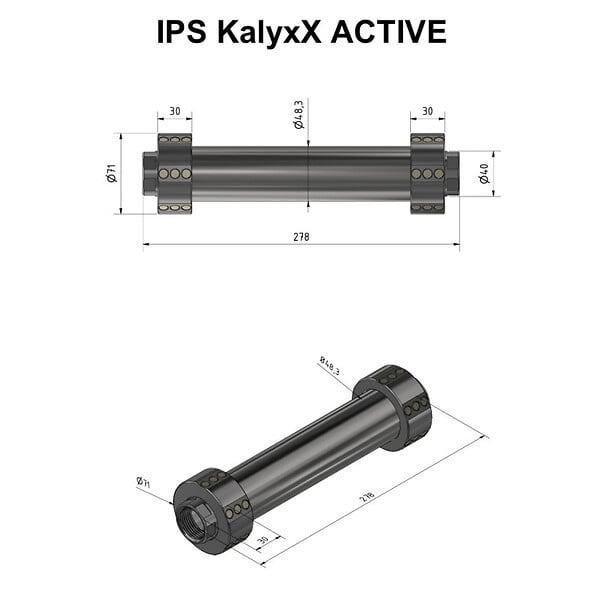 SWISS AQUA TECHNOLOGIES - Adoucisseur d'eau Anticalcaire Antibacterien innovant IPS Kalyxx Active G3/4 " femelle  (IPSKXAG34) - large