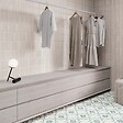 RO'MA NATURE - Carrelage 3D Gris Clair 40x20x1,4 cm Movira - Mur intérieur (vendu par carton de 0,72 m²) - vignette