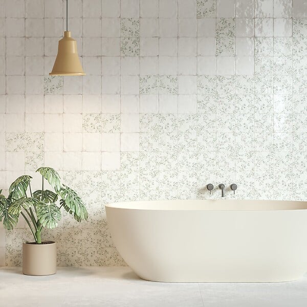 RO'MA NATURE - Carrelage Orselia 14,8x14,8x0,77 cm Zirel - Mur intérieur (vendu par carton de 0,57 m²) - large