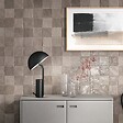 RO'MA NATURE - Carrelage effet Zellige Greige 10x10x0,85 cm Brillant Orisel - Mur intérieur (vendu par carton de 0,6 m²) - vignette