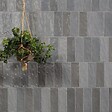 RO'MA NATURE - Carrelage effet Zellige Gris 20x6,5x0,85 cm Brillant Orisel - Mur intérieur (vendu par carton de 0,5 m²) - vignette
