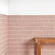 RO'MA NATURE - Carrelage effet Zellige Rose 30x7,5x0,82 cm Brillant Novaril - Mur intérieur (vendu par carton de 0,5 m²) - vignette