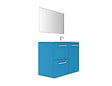 VIF - Set de 2 tiroirs en MDF - Bleu - L.60xP.45cm - vignette