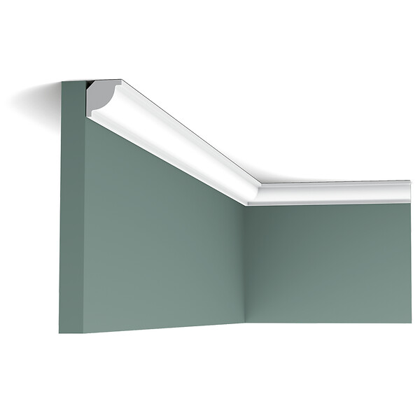 ORAC DECOR - CX132 Corniche plafond Orac Decor - 2x2x200cm (h x p x L) - moulure décorative polymère Carton complet - large