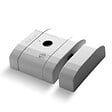 AYR - AYR Verrou int_LOCK PRO 508 : verrou intelligent pilotable à distance, blanc Bluetooth avec alarme - vignette