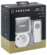 CEEZAM - Carillon sans fil – 85 dB, volume 4 niveaux, 38 mélodies, prise intégrée, bouton poussoir étanche IP44, portée jusqu'à 100m-CEEZAM - vignette