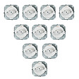 FONTINI - Lot de 10 Interrupteurs Va-et-Vient Garby Colonial – Porcelaine Blanche - vignette