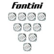 FONTINI - Lot de 10 Interrupteurs Va-et-Vient Garby Colonial – Porcelaine Blanche - vignette