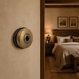 FONTINI - FONTINI Interrupteur va-et-vient - Gamme Dimbler - Porcelaine noire - Carcasse bronze - vignette