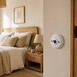 FONTINI - FONTINI Interrupteur va-et-vient Dimbler porcelaine blanche chrome brillant - vignette