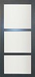 GD MENUISERIES - Porte Coulissante Blakeria Gris Anthr Vitrée H204 x L83 cm - vignette