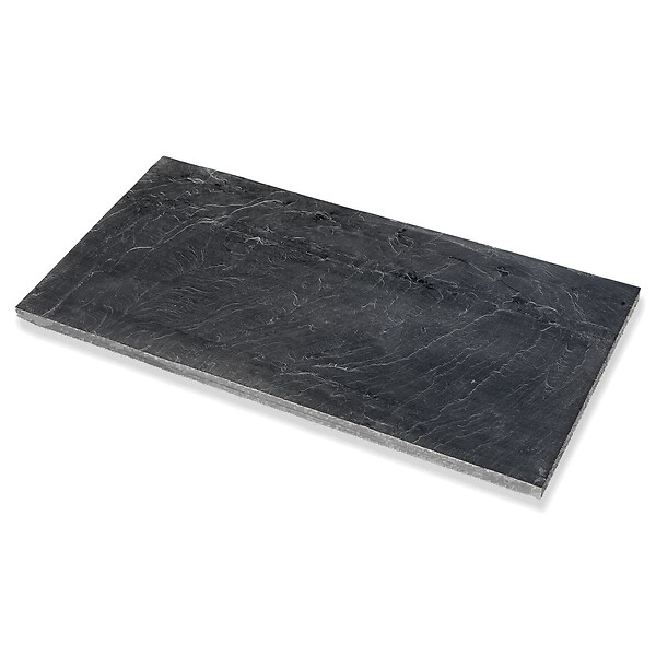 RO'MA NATURE - Pas japonais Rectangle Ardoise Noire 100x50x2-3 cm (lot de 5) - large