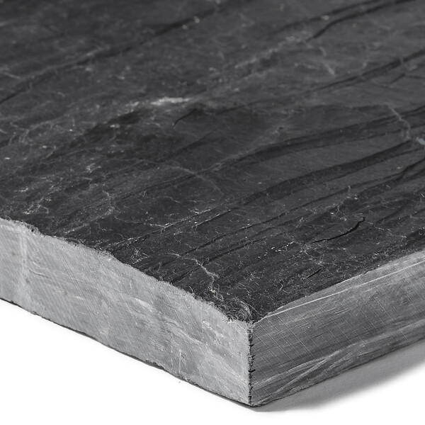 RO'MA NATURE - Pas japonais Rectangle Ardoise Noire 100x50x2-3 cm (à l'unité) - large