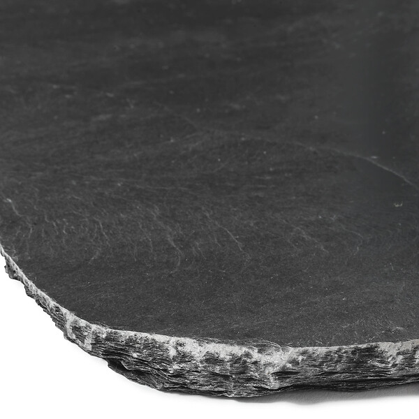 RO'MA NATURE - Pas japonais Irrégulier Ardoise Noire 30-40x2-4 cm (lot de 10) - large