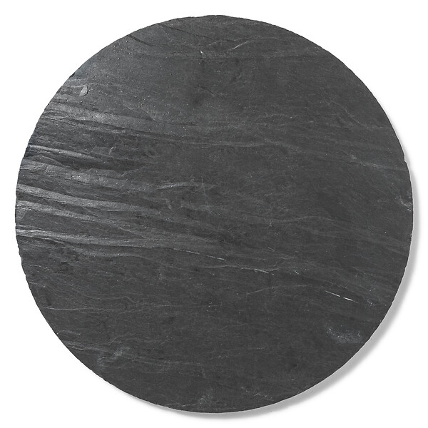 RO'MA NATURE - Pas japonais Rond Ardoise Noire D.60x2-3 cm (à l'unité) - large