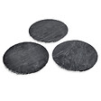 RO'MA NATURE - Pas japonais Rond Ardoise Noire D.40x2-3 cm (lot de 5) - vignette