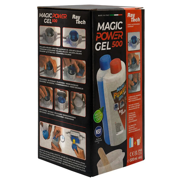 RAYTECH - RAYTECH Magic Power Gel – Gel isolant bi-composant – 2 x 250 ml - large