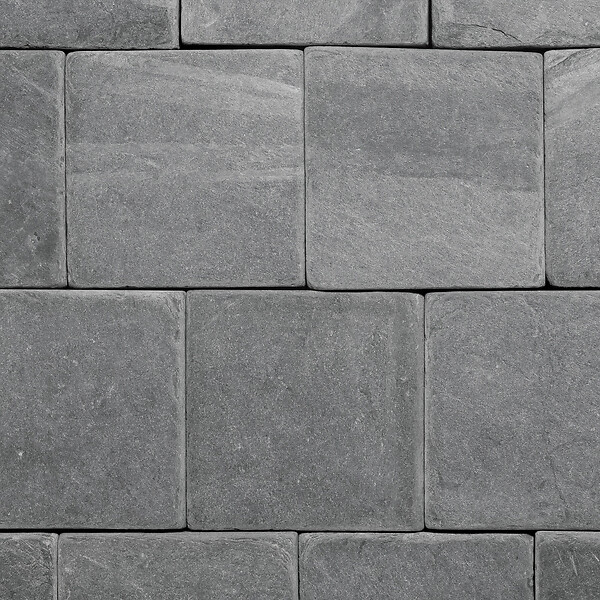 RO'MA NATURE - Pavé Ardoise Gris 15x15x3 cm (vendu au m² - 45 pavés/m²) - large
