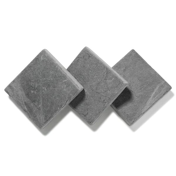 RO'MA NATURE - Pavé Ardoise Gris 15x15x3 cm (vendu au m² - 45 pavés/m²) - large
