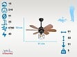KLASSFAN - Ventilateur de plafond ø91 cm Réversible Hypersilence - vignette