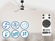 PURLINE - Ventilateur de plafond Réversible  Thermostat Wifi Moteur à courant continu Toits en pente Télécommande Hypersilence Mémoire - vignette