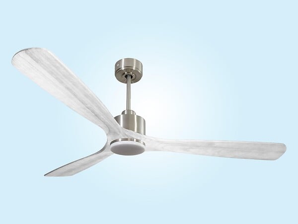 PURLINE - Ventilateur de plafond Réversible  Thermostat Dimmable Wifi Moteur à courant continu Toits en pente Télécommande Lumière à trois tons Hypersilence Mémoire - large