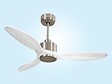PURLINE - Ventilateur de plafond Réversible  Thermostat Wifi Moteur à courant continu Toits en pente Télécommande Hypersilence Mémoire - vignette