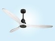 PURLINE - Ventilateur de plafond Réversible  Thermostat Wifi Moteur à courant continu Toits en pente Télécommande Hypersilence Mémoire - vignette