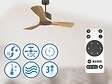 KLASSFAN - Ventilateur de plafond ø106 cm avec LED et Wifi Réversible Hypersilence - vignette