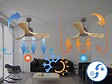 KLASSFAN - Ventilateur de plafond ø106 cm avec LED et Wifi Réversible Hypersilence - vignette