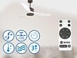 KLASSFAN - Ventilateur de plafond ø127 cm avec Wifi Réversible Hypersilence - vignette