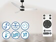 PURLINE - Ventilateur de plafond Wifi Moteur à courant continu Télécommande Hypersilence Mémoire - vignette
