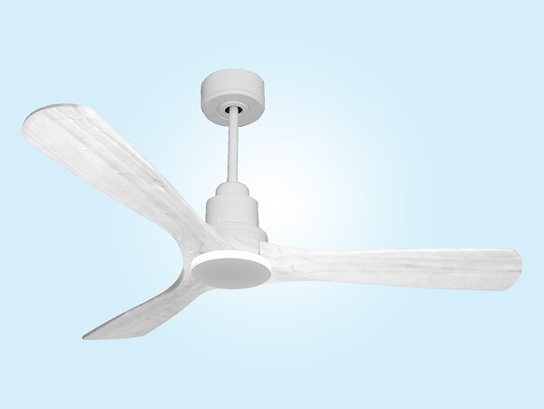 PURLINE - Ventilateur de plafond Réversible  Thermostat Wifi Moteur à courant continu Toits en pente Télécommande Hypersilence Mémoire Shopify Vendible (AUTOMATIQUE) - large