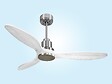 PURLINE - Ventilateur de plafond Réversible  Thermostat Wifi Moteur à courant continu Toits en pente Télécommande Hypersilence Mémoire Shopify Vendible (AUTOMATIQUE) - vignette