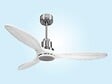 PURLINE - Ventilateur de plafond Réversible  Thermostat Dimmable Wifi Moteur à courant continu Toits en pente Télécommande Lumière à trois tons Hypersilence Mémoire - vignette