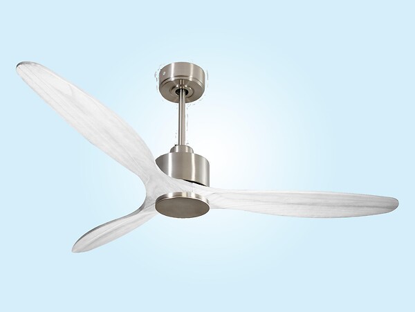 PURLINE - Ventilateur de plafond Réversible  Thermostat Wifi Moteur à courant continu Toits en pente Télécommande Hypersilence Mémoire - large