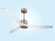 PURLINE - Ventilateur de plafond Réversible  Thermostat Wifi Moteur à courant continu Toits en pente Télécommande Hypersilence Mémoire - vignette