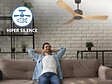 KLASSFAN - Ventilateur de plafond ø132 cm avec Wifi Réversible Hypersilence - vignette