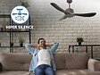 KLASSFAN - Ventilateur de plafond ø132 cm avec LED et Wifi Réversible Hypersilence - vignette