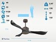 KLASSFAN - Ventilateur de plafond ø132 cm avec LED et Wifi Réversible Hypersilence - vignette