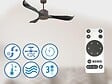 KLASSFAN - Ventilateur de plafond ø132 cm avec LED et Wifi Réversible Hypersilence - vignette