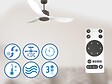 KLASSFAN - Ventilateur de plafond Wifi Moteur à courant continu Télécommande Hypersilence Mémoire Shopify Vendible (AUTOMATIQUE) - vignette