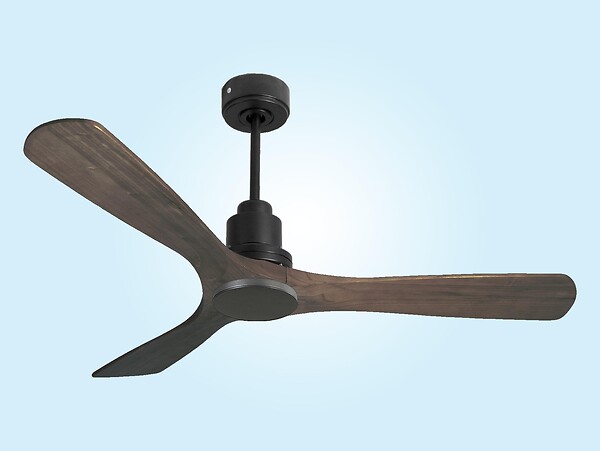 PURLINE - Ventilateur de plafond Réversible  Thermostat Wifi Moteur à courant continu Toits en pente Télécommande Hypersilence Mémoire - large